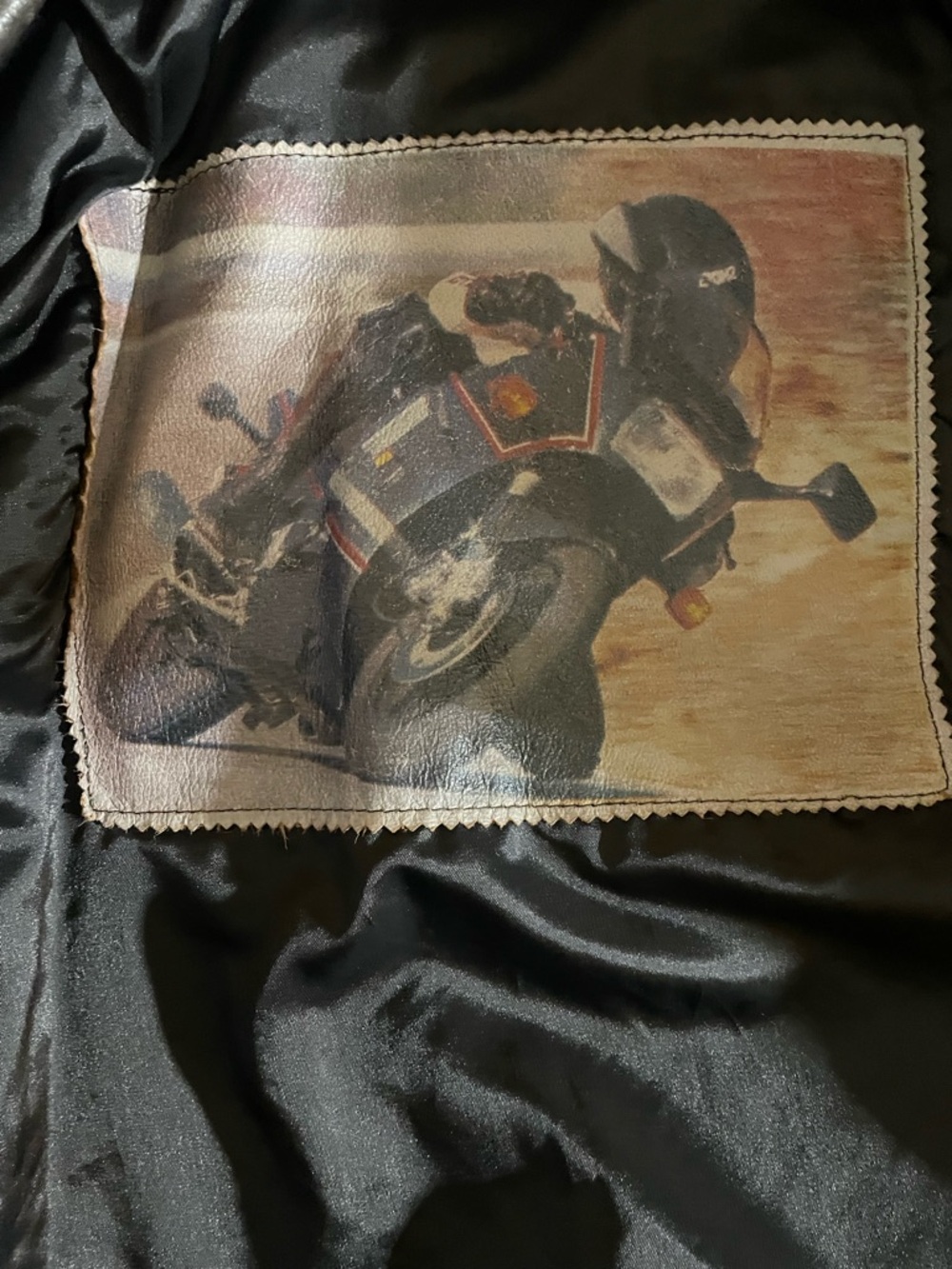 Vintage Leather Motorcycle Jacket. - Picture 3 of 10